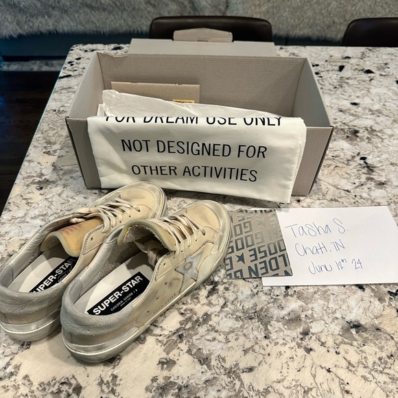 LIKE NEW WOMENS GOLDEN GOOSE SNEAKERS - Picture 7 of 7